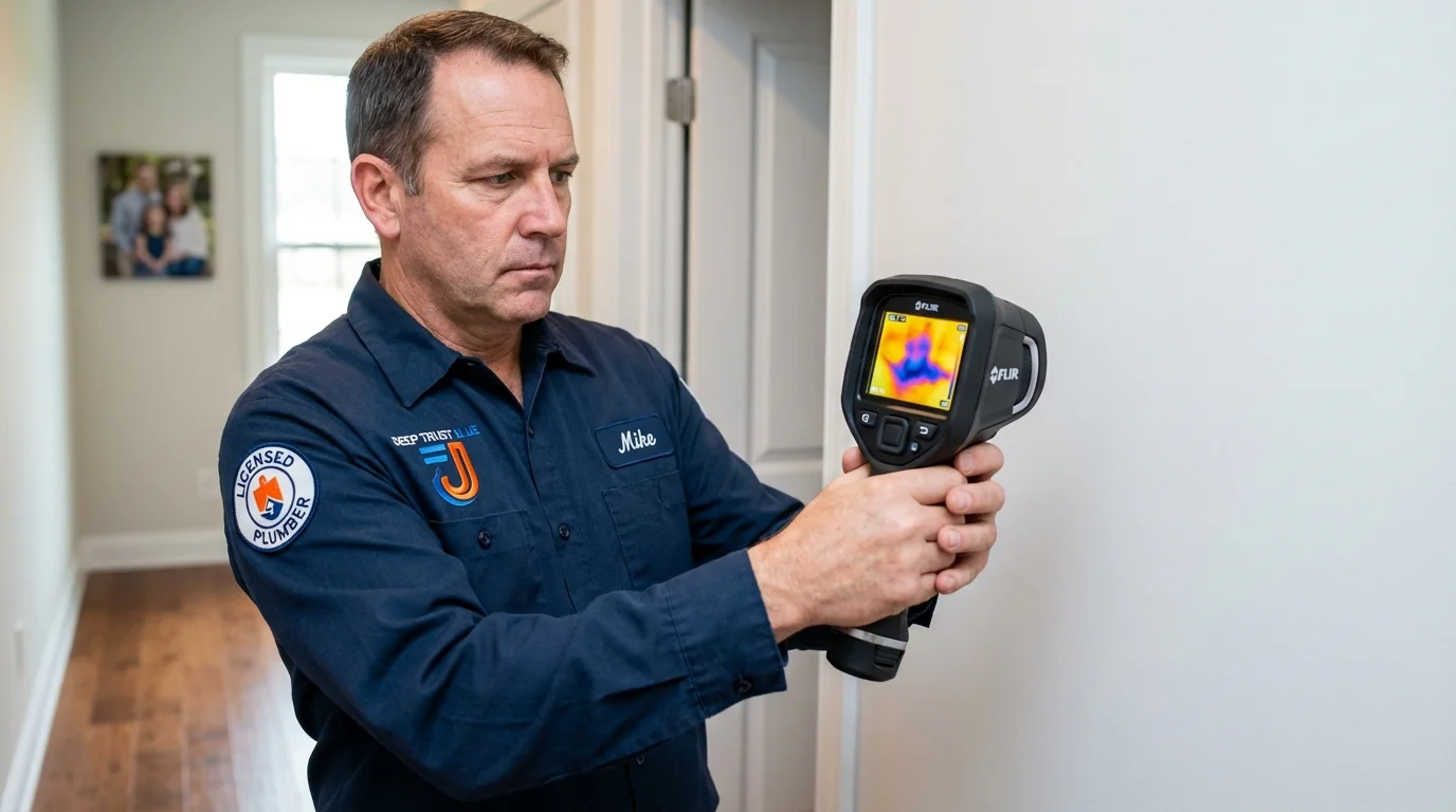 Thermal imaging leak detection by Johns Plumbing LLC in Port Allegany